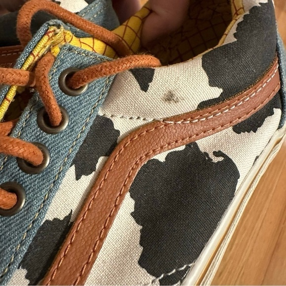 VANS Old Skool TOY STORY Disney Pixar Woody Cow Denim Men 6.5 Women 8 - Picture 13 of 16